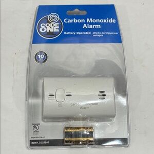 Code One Carbon Monoxide Alarm - White. NWT